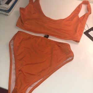 Orange bikini set